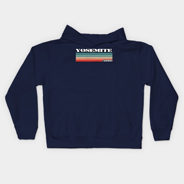 Yosemite California Kids Hoodie by Spearhead Ink